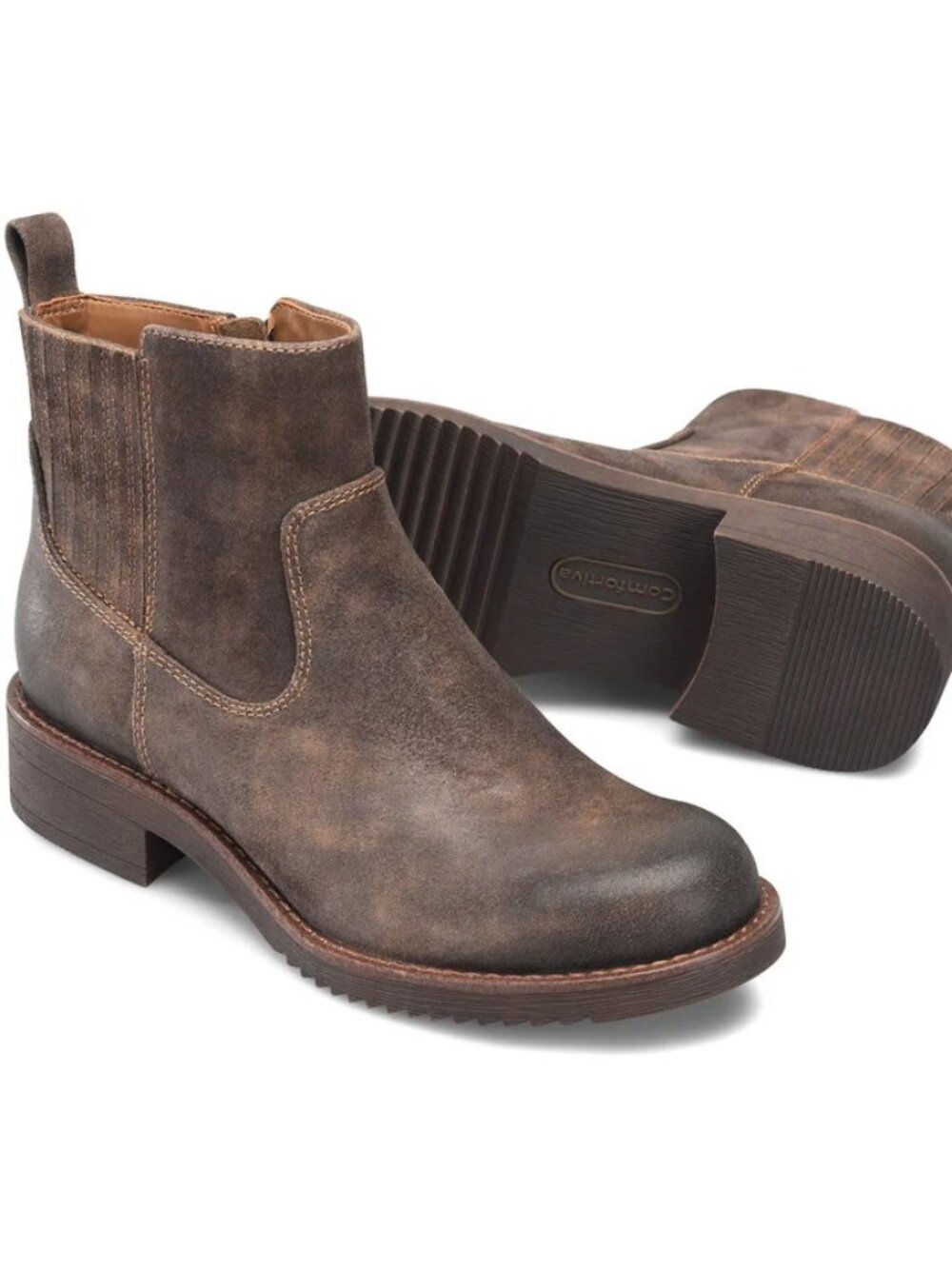 Comfortiva $170 Clare Brown Booties Sz 11 NIB!